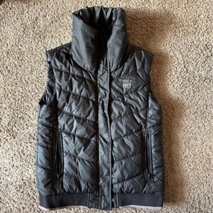 Men's Black Quilted Puffer Vest
